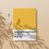 Wolverhampton Wolf Gold - Vollbreite Poster