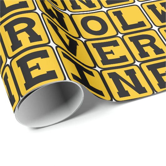 Wolverine, böses Säugetier Geschenkpapier (Rolleneckpunkt)