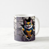 Wolverine-Cat-Tasse Kaffeetasse (VorderseiteRechts)
