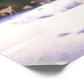 Wolverine durch Schnee rennen Poster (Ecke)