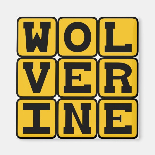 Wolverine, Ferocious Mammal Magnet (Vorne)