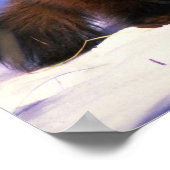 Wolverine im Schnee Poster (Ecke)