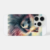 Wolverine in the Wilderness 130924AREF107 - Waterc iPhone Hülle (Rückseite (Horizontal))