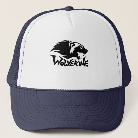 Wolverine Logo Trucker Hat Truckerkappe (Vorderseite)