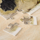 Wolverine oder Wolverene (Gulo gulo) von Audubon Puzzle (Seite)