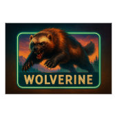 Wolverine Poster Print (Vorderseite)