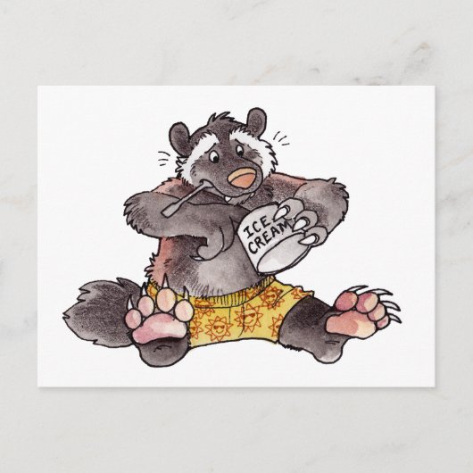 Wolverine Postkarte (Vorderseite)