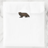 Wolverine Runder Aufkleber (Tasche)