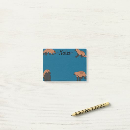 Wolverines Post-it Klebezettel (Auf Schreibtisch)