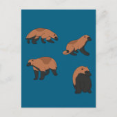 Wolverines Postkarte (Vorderseite)
