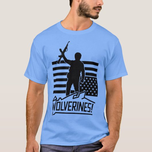 Wolverines Red Dawn T-Shirt (Vorderseite)