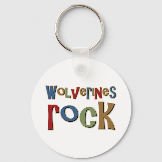 Wolverines Rock Schlüsselanhänger (Vorderseite)