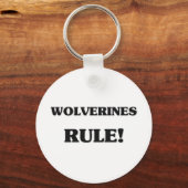 Wolverines Rule Schlüsselanhänger (Vorderseite)