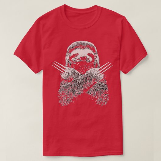 Wolverines Sloth Costume T-Shirt (Design vorne)