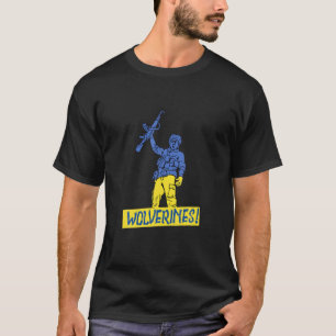 Wolverines unterstützen die Ukraine, die Ukraine-W T-Shirt