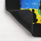 Wolverines unterstützen Ukraine Mousepad (Ecke)