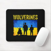 Wolverines unterstützen Ukraine Mousepad (Mit Mouse)