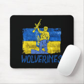 Wolverines unterstützen UkraineUkraine Wolverines  Mousepad (Mit Mouse)
