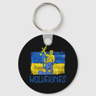 Wolverines unterstützen UkraineUkraine Wolverines  Schlüsselanhänger
