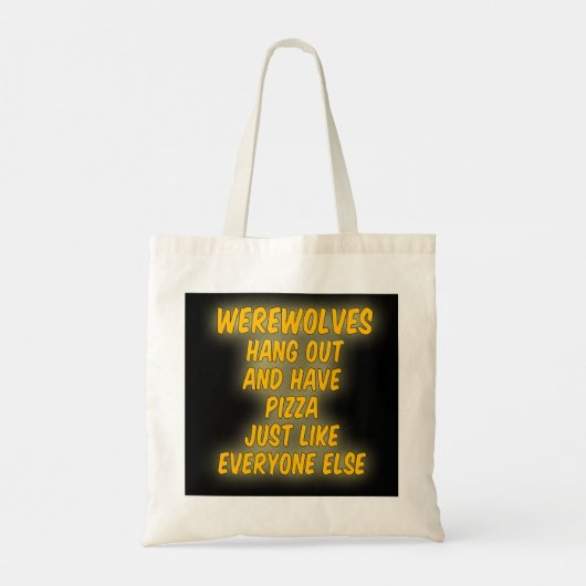 Wolverton Logo Tote Bag Tragetasche (Rückseite)