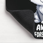 Wolves Are Awesome Funny Wolf Gif Zookeeper Mousepad (Ecke)