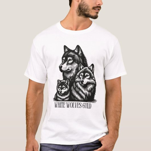Wolves Briefmarke Collection T-Shirt (Vorderseite)