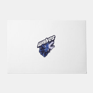 wolves fußmatte