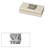 Wolves Howling (2) Gummistempel (Stempel)