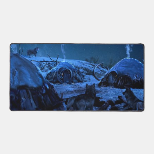 WOLVES IN CAMP SCHREIBTISCHUNTERLAGE (Vorderseite)