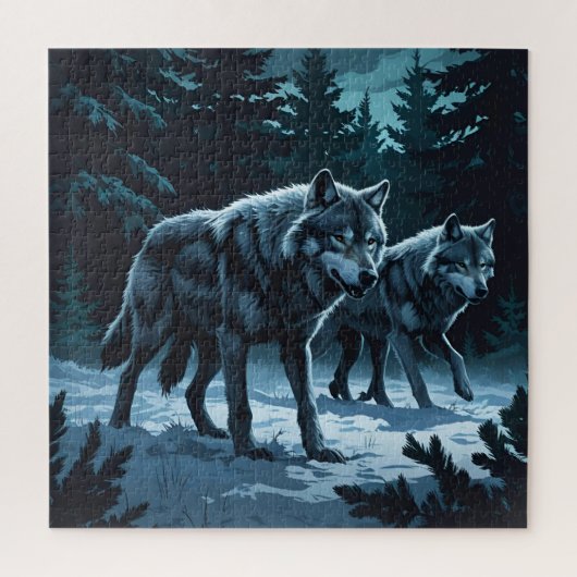 Wolves Jigsaw Puzzle (Vertikal)