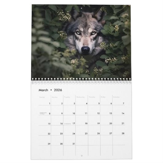 Wolves  kalender (Mär 2026)