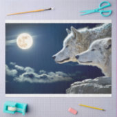 Wolves Midnight Moon Seidenpapier (Basteln)