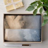 Wolves Moon Fog Naturlandschaft Seidenpapier (Geschenk)