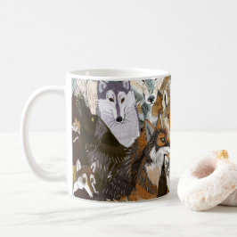 Wolves of Belette Er Pink Kaffeetasse