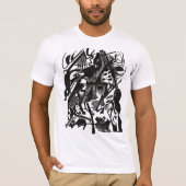 Wolves Reborn – Retro B&W Expression Tee (Vorderseite)