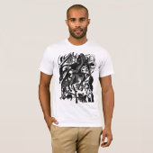 Wolves Reborn – Retro B&W Expression Tee (Vorne ganz)