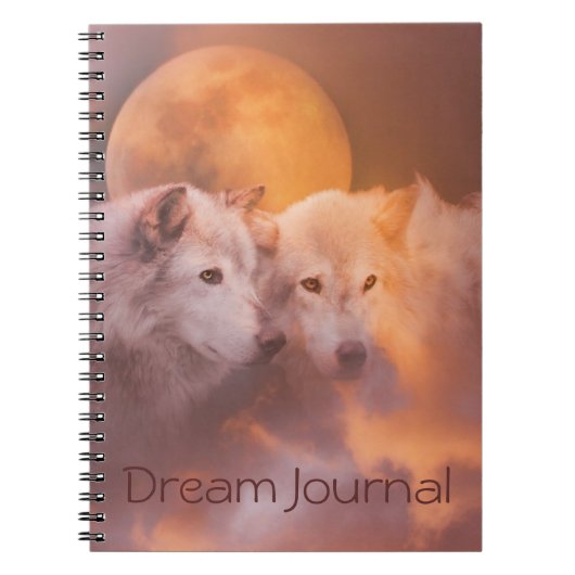 Wolves Spiritual Dream Journal Notizblock (Vorderseite)