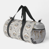 Wolves Winter Snow Malerei Original Wildlife Art Duffle Bag (Rechte Ecke)