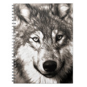 Wolves Wolf Animals Wild Nature Forest Notizblock (Vorderseite)