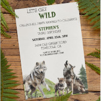 Wolves Wolf Cup Welpe Wild Geburtstag