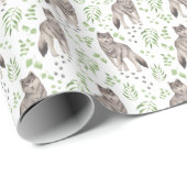Wolves Wrapping Paper Geschenkpapier (Rolleneckpunkt)