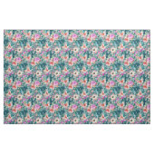 WOLZ Farbenfrohe tropische Flora Stoff (Yard (91,4 cm))
