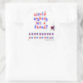 WOM-Aufkleber Runder Aufkleber (Tasche)