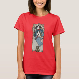 Woman Art Nouveau Panel T-Shirt