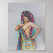 Woman Artwork Poster (Vorne)