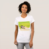 Woman At A Spa Womens T-Shirt (Vorne ganz)
