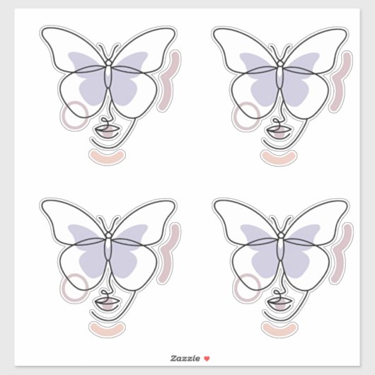 Woman Aufkleber (Blatt)