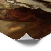 Woman Bathing in a Stream, 1654 Poster (Ecke)