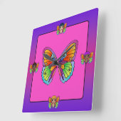 Woman Butterfly Uhr (Winkel)
