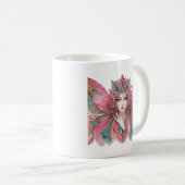 Woman Buttrfly Kaffeetasse (VorderseiteRechts)